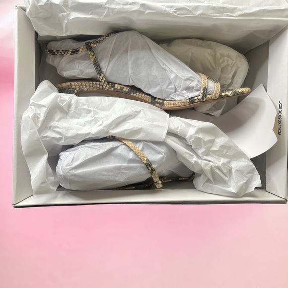 Steven New York Oceana Snake Print Sandal New In Box Sz 7 - Picture 11 of 11